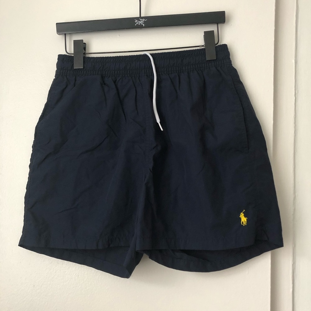 Polo Ralph Lauren swim trunks, small, navy blue
